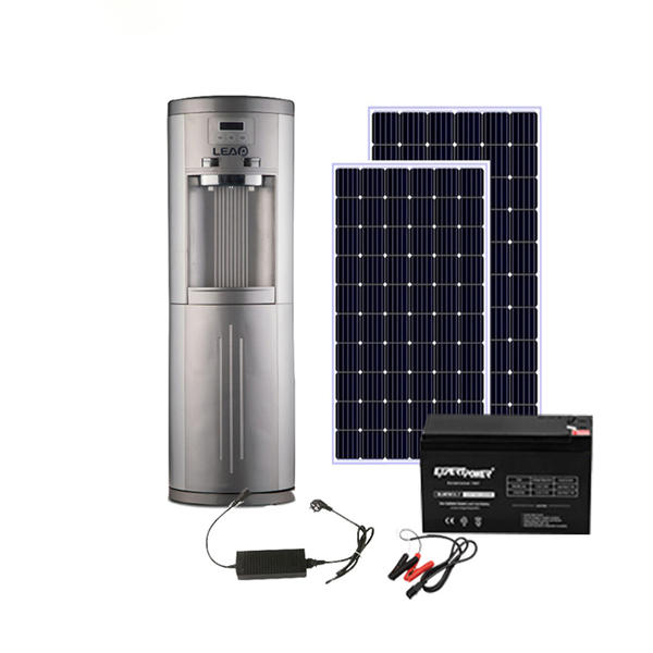 How does the DC water dispenser handle water temperature consistency, especially for hot water dispensing?